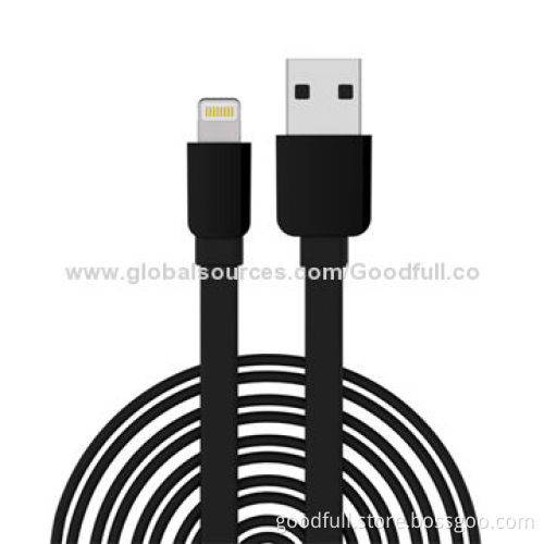 USB charger for iPhone 5 with lightning to USB cable